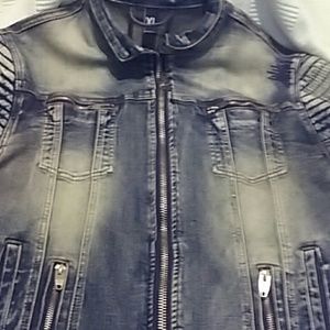Denim Motorcycle Jacket